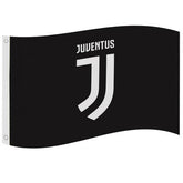 Juventus vlag zwart 90 x 150 cm